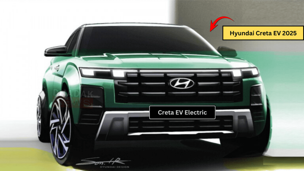 Hyundai Creta EV 2025 की पहली जासूसी छवि आई सामने, Amazing फीचर्स और Engine के साथ होगी लॉन्च